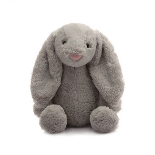 MUNCHKIN - Rabbit Cut Plush Soft Toys Grey